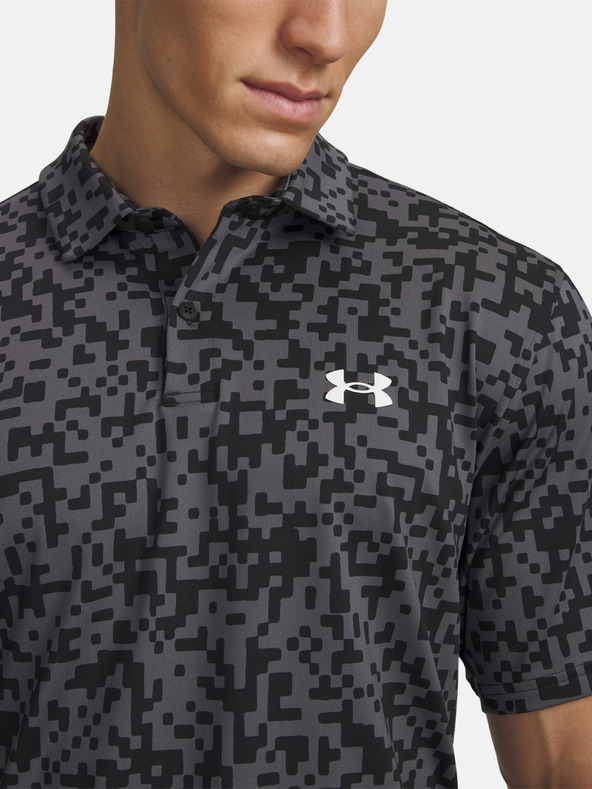 Under Armour Férfi póló Under Armour UA T2G Printed Polo-BLK