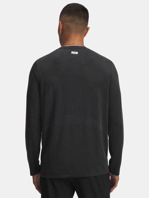 Under Armour Férfi póló Under Armour UA TRAIL RUN Wool LS-BLK
