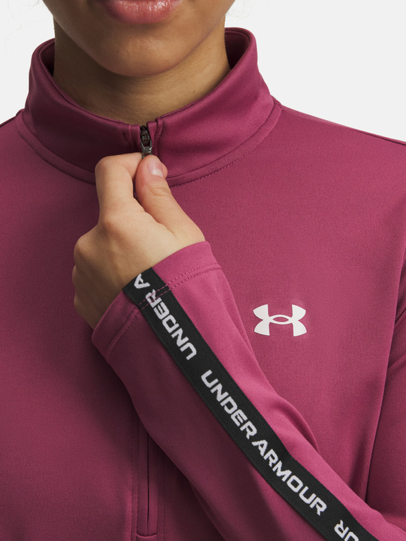 Under Armour Női felső Under Armour UA Tech WM Tape Half Zip-RED