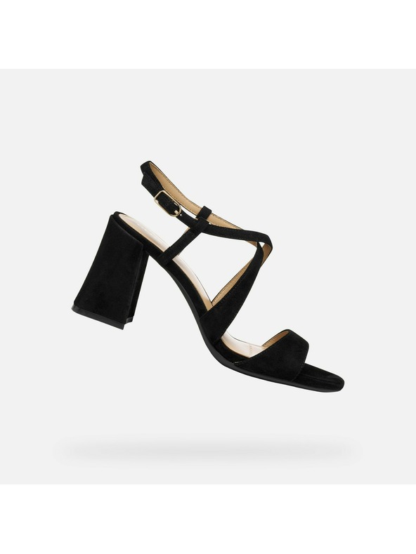 Geox Fekete Geox New Eraklia 80 T01 magassarkú női cipő