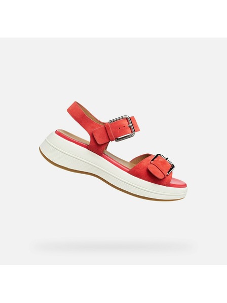 Geox Piros női szandál Geox Spherica Ecub-3 S