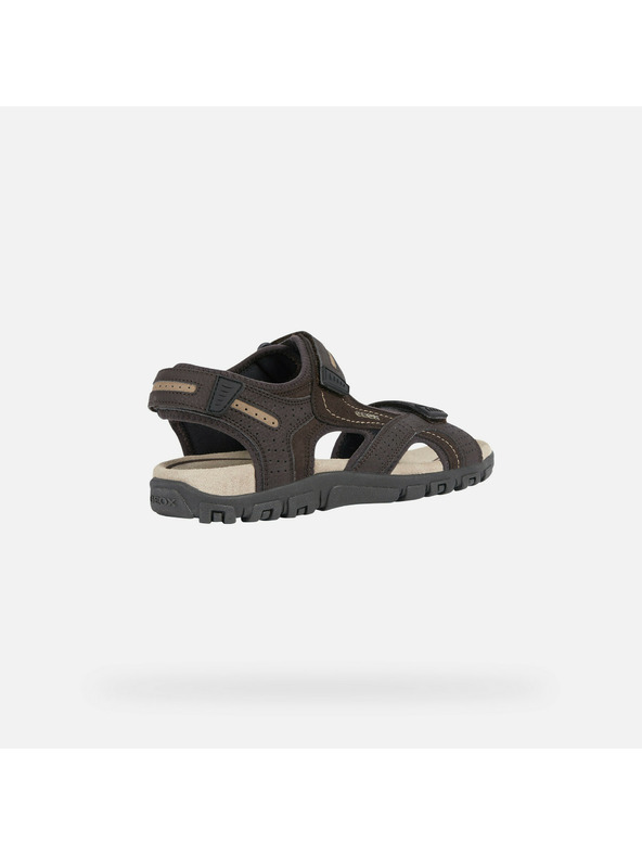 Geox Sötétbarna férfi szandál Geox Uomo Sandal Strada