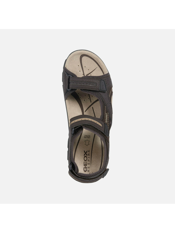 Geox Sötétbarna férfi szandál Geox Uomo Sandal Strada