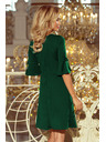 numoco NEVA Trapéz ruha masnival - sötétzöld