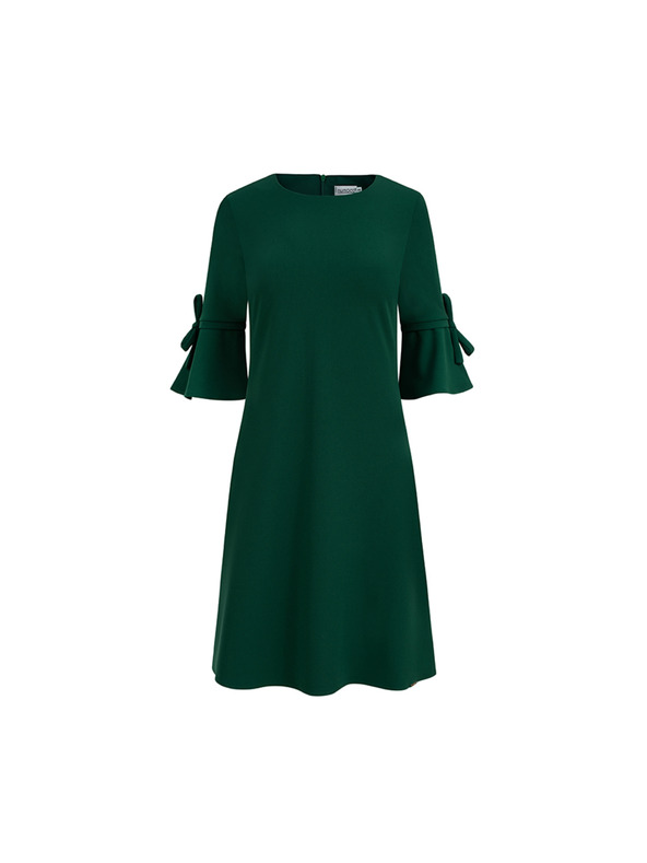 numoco NEVA Trapéz ruha masnival - sötétzöld