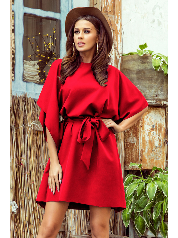 numoco SOFIA Pillangó ruha - piros