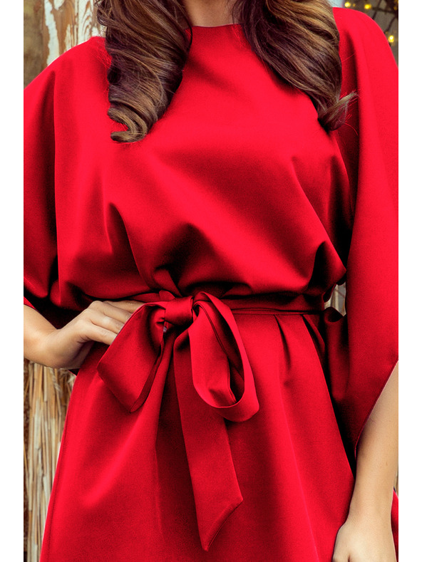 numoco SOFIA Pillangó ruha - piros