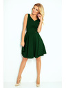 numoco Ruha - szív alakú dekoltázzsal - sötétzöld