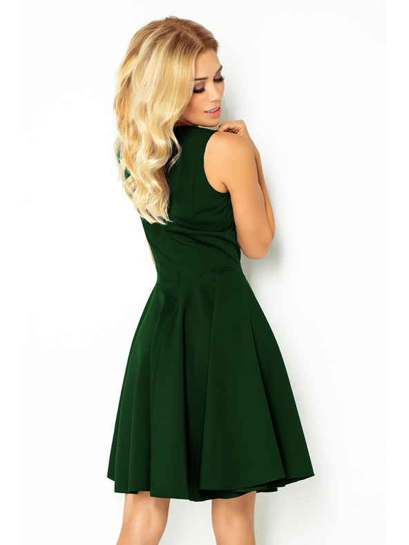 numoco Ruha - szív alakú dekoltázzsal - sötétzöld