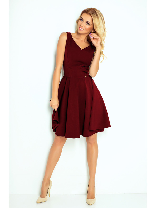 numoco Ruha - szívformájú kivágás - bordó