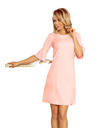 numoco NEVA Trapéz ruha masnival - pasztell rózsaszín
