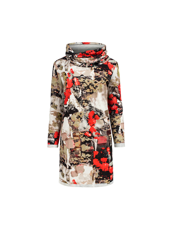 numoco IRENE Garbó ruha - színes minta