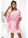 numoco SOFIA Pillangó ruha - pasztell rózsaszín