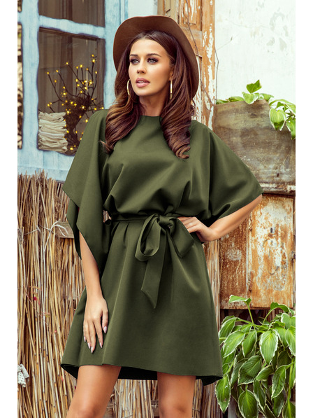 numoco SOFIA Pillangó ruha - KHAKI