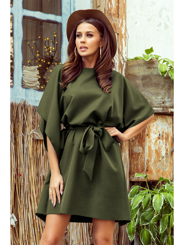 numoco SOFIA Pillangó ruha - KHAKI