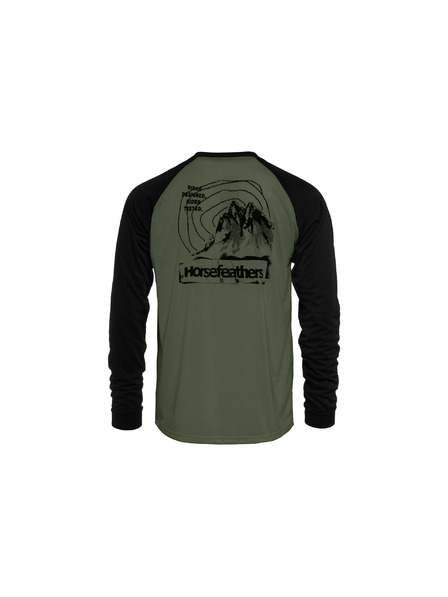 Horsefeathers Shank LS póló - kakukkfű