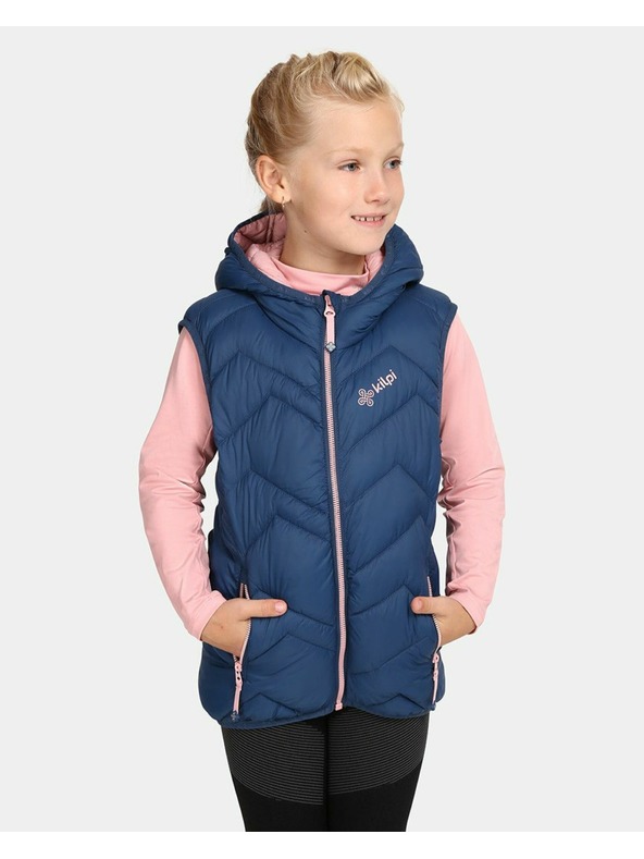 Kilpi Lány bélelt mellény Kilpi TOMM-JG Sötétkék
