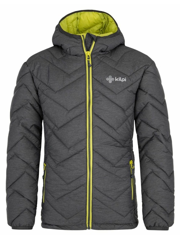 Kilpi Fiú téli steppelt kabát Kilpi REBEKI-JB sötétszürke