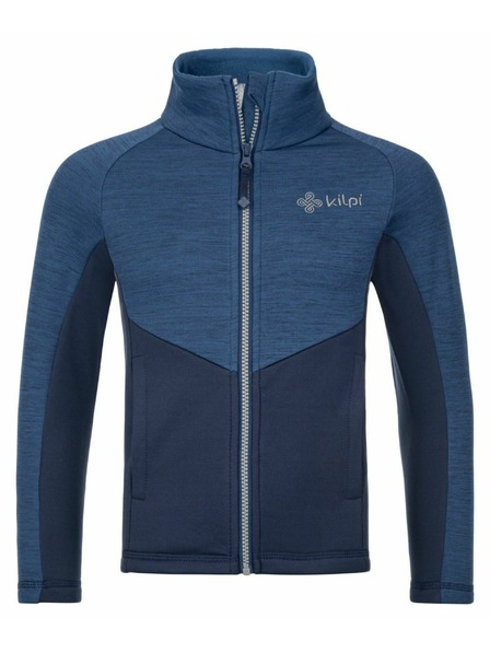Kilpi Kilpi TOMMS-JG lány funkcionális kapucni nélküli pulóver Sötétkék