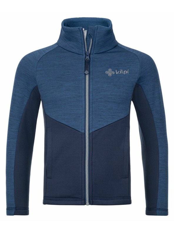 Kilpi Kilpi TOMMS-JG lány funkcionális kapucni nélküli pulóver Sötétkék