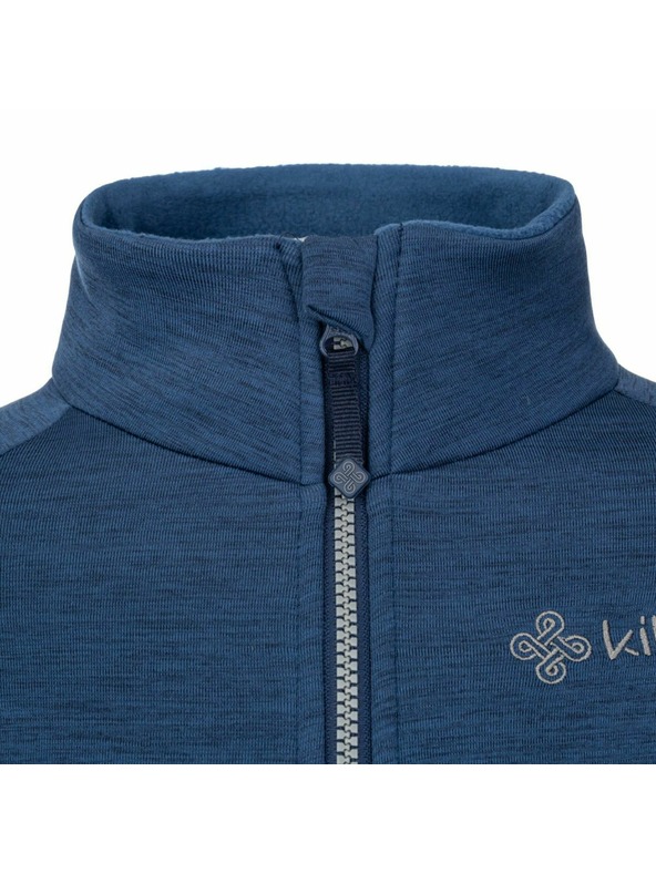 Kilpi Kilpi TOMMS-JG lány funkcionális kapucni nélküli pulóver Sötétkék