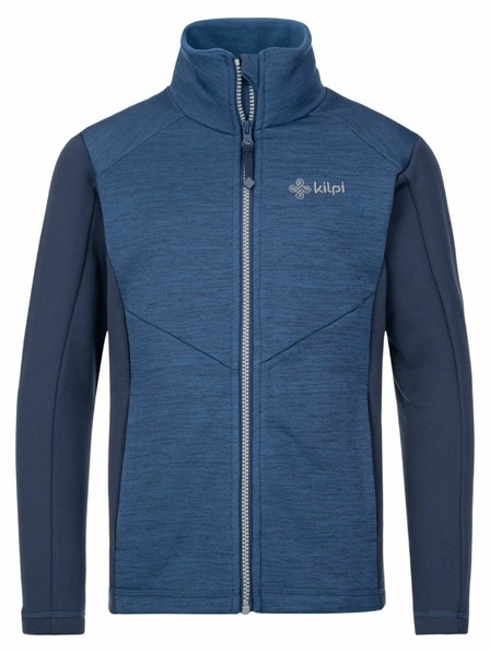 Kilpi Kilpi TOMMS-JB fiú funkcionális kapucni nélküli pulóver Sötétkék