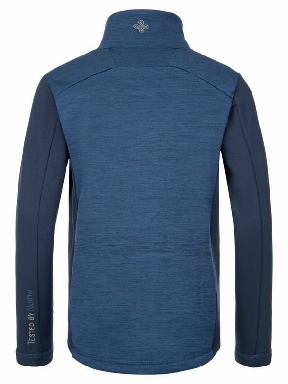 Kilpi Kilpi TOMMS-JB fiú funkcionális kapucni nélküli pulóver Sötétkék