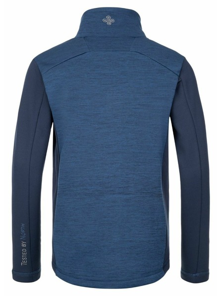 Kilpi Kilpi TOMMS-JB fiú funkcionális kapucni nélküli pulóver Sötétkék