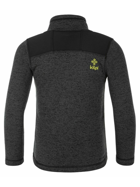 Kilpi Kilpi REGIN-JB fiú teljes cipzáras pulóver Sötétszürke