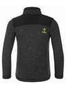 Kilpi Kilpi REGIN-JB fiú teljes cipzáras pulóver Sötétszürke