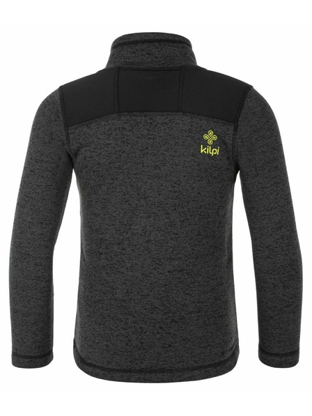 Kilpi Kilpi REGIN-JB fiú teljes cipzáras pulóver Sötétszürke