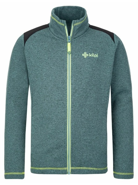 Kilpi Fiú fleece pulóver Kilpi REGIN-JB Sötétzöld