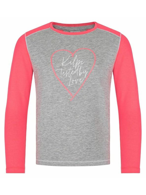 Kilpi Lány pamut hosszú ujjú póló Kilpi SONIER-JG Világosszürke