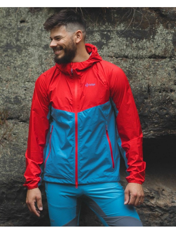 Kilpi Férfi hardshell outdoor dzseki Kilpi HURRICANE-M Piros