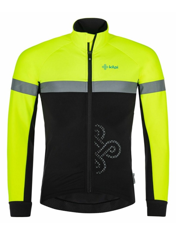 Kilpi Kilpi NERETO-M férfi softshell kerékpáros dzseki Fekete