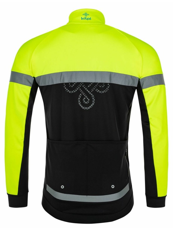 Kilpi Kilpi NERETO-M férfi softshell kerékpáros dzseki Fekete