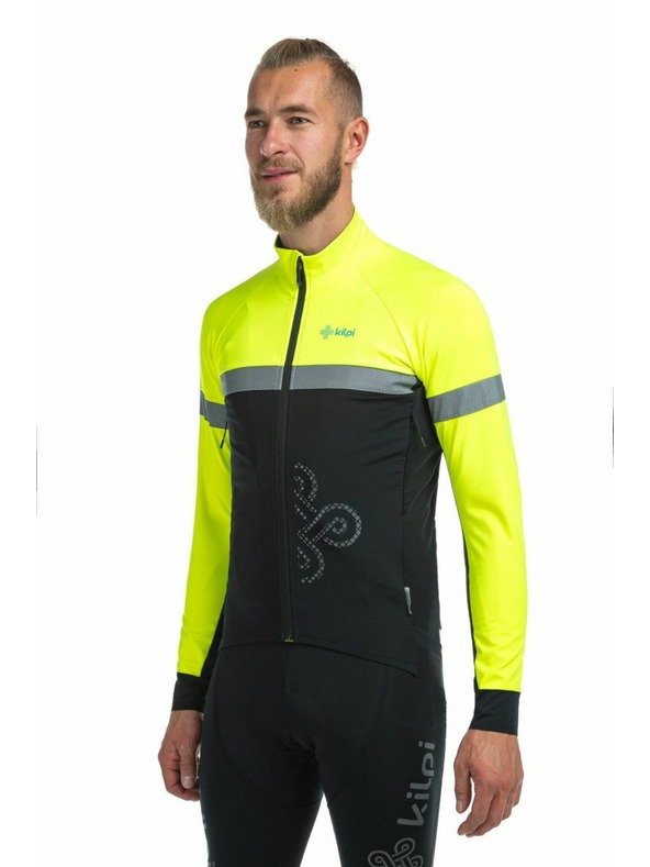 Kilpi Kilpi NERETO-M férfi softshell kerékpáros dzseki Fekete