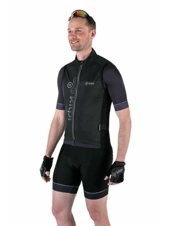Kilpi Férfi kerékpáros mellény Kilpi FLOW-M Fekete