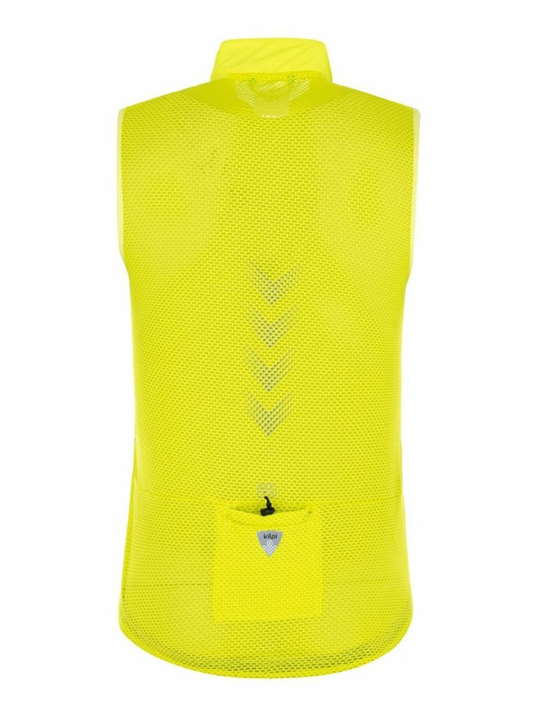Kilpi Férfi kerékpáros mellény Kilpi FLOW-M Világoszöld