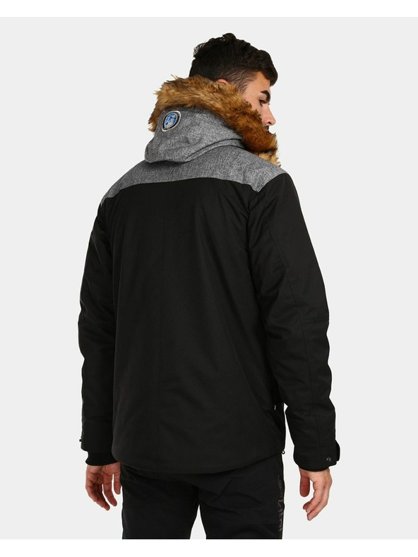 Kilpi Férfi téli bélelt kabát Kilpi ALPHA-M Fekete