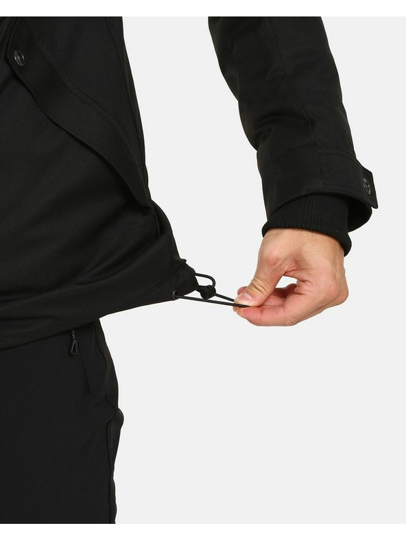 Kilpi Férfi téli bélelt kabát Kilpi ALPHA-M Fekete