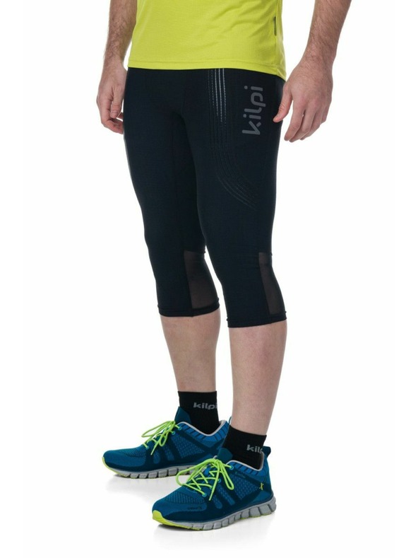 Kilpi Férfi futó 3/4-es leggings Kilpi TERRY-M Fekete