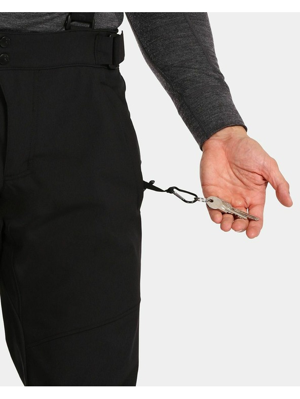 Kilpi Férfi softshell síelőnadrág Kilpi RHEA-M Fekete