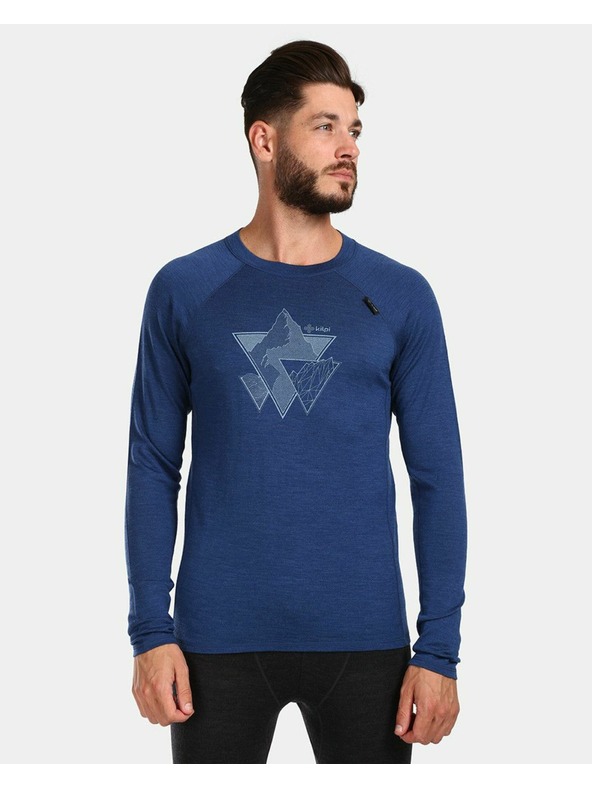 Kilpi Kilpi MAVORA TOP-M férfi hosszú ujjú thermo fehérnemű Sötétkék