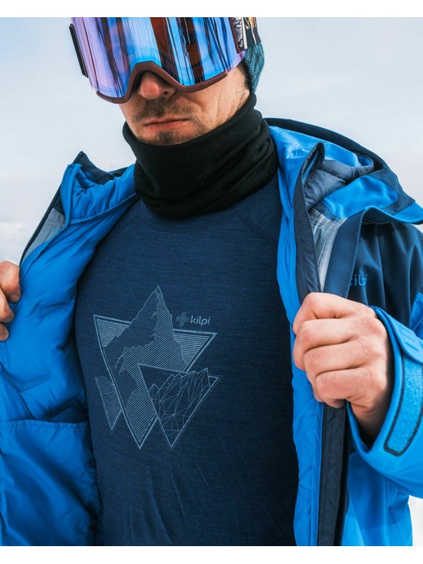 Kilpi Kilpi MAVORA TOP-M férfi hosszú ujjú thermo fehérnemű Sötétkék