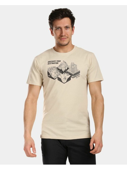 Kilpi Férfi pamut póló Kilpi VIBE-M Bézs