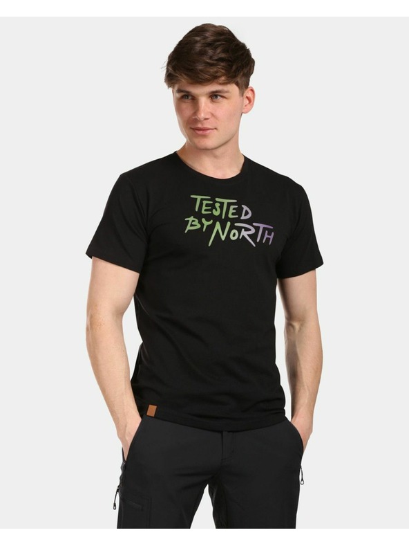 Kilpi Férfi pamut póló Kilpi DISCOVER-M Fekete