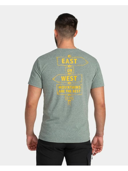 Kilpi Férfi pamut póló Kilpi BANDE-M Sötétzöld