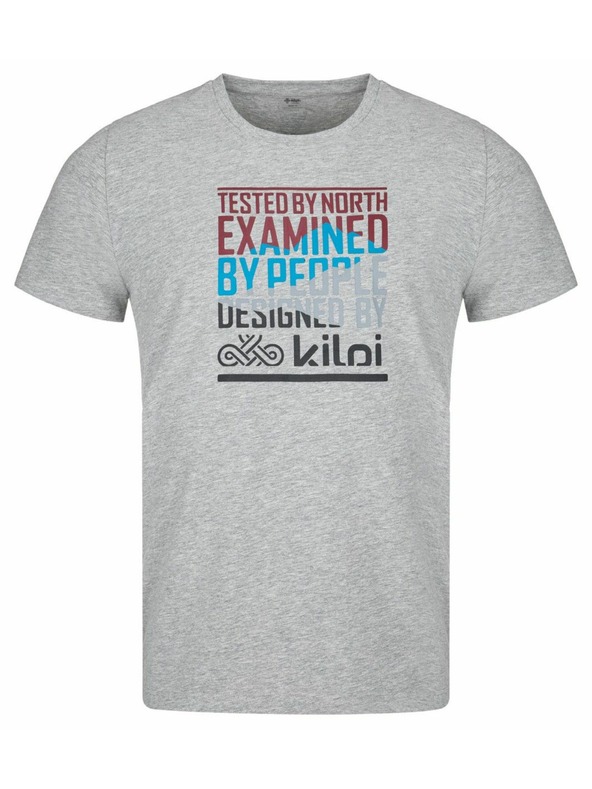 Kilpi Férfi pamut póló Kilpi TYPON-M Világosszürke