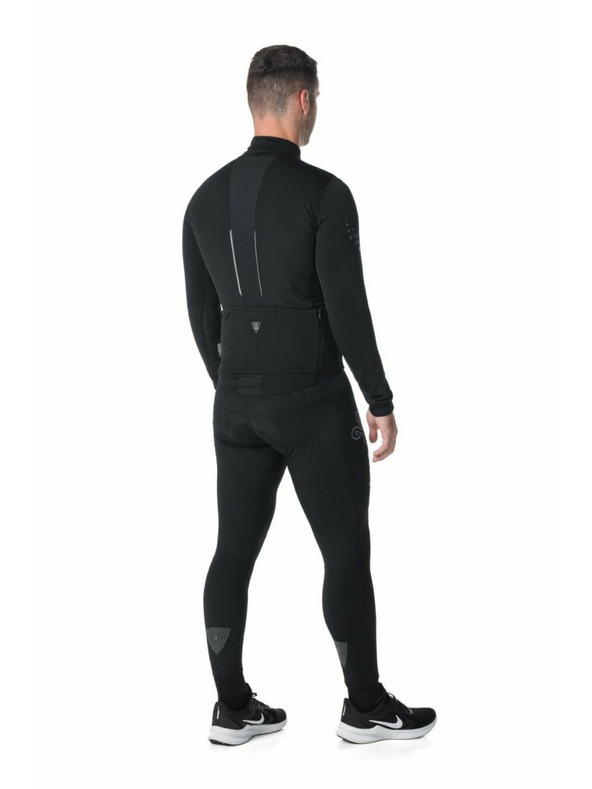 Kilpi Férfi hosszú ujjú kerékpáros mez Kilpi CAMPOS-M Fekete